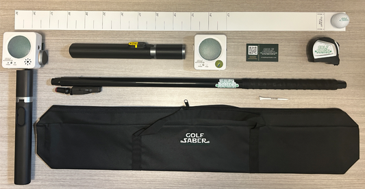 The GolfSaber Audio Feedback System - Total Setup - Black