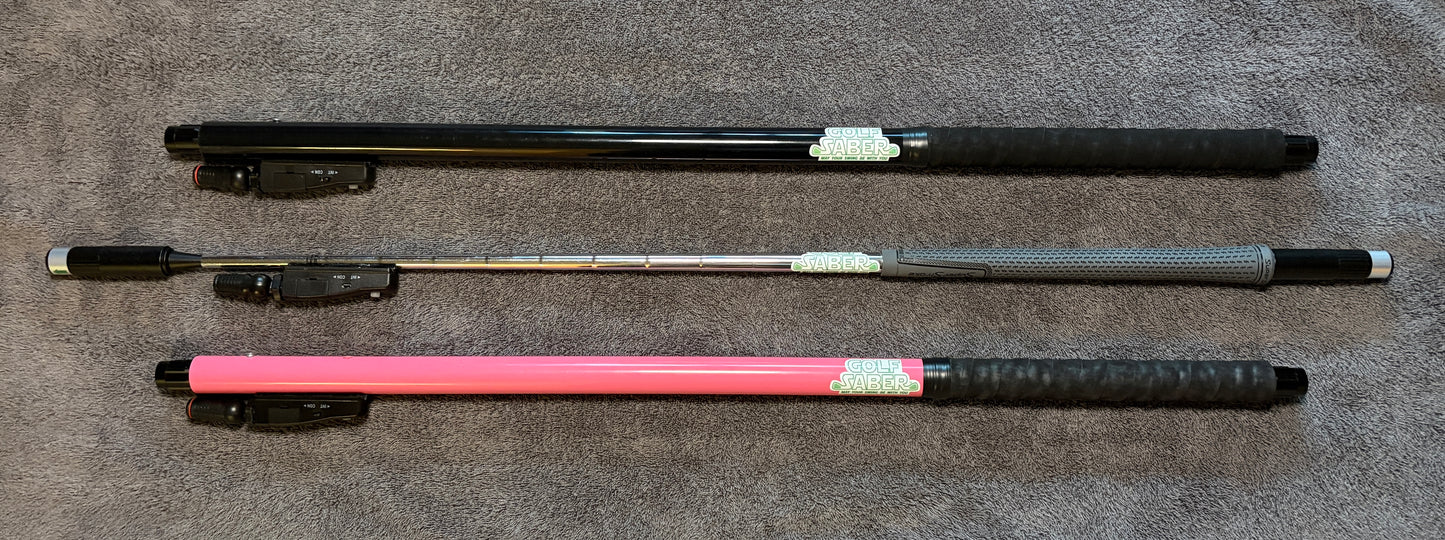 The GolfSaber Audio Feedback System - Tripod Setup - Black